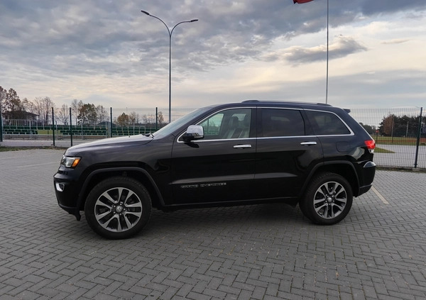 Jeep Grand Cherokee cena 116500 przebieg: 96483, rok produkcji 2018 z Siedlce małe 326